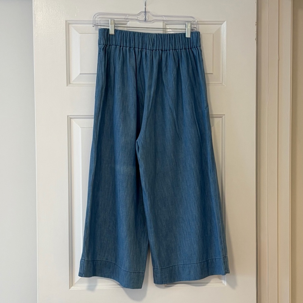Madewell Pull-On, Wide Leg Crop Pants, Size S - Picture 3 of 5